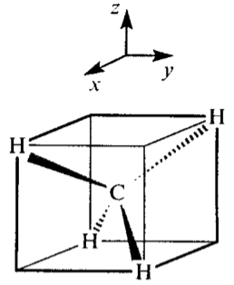 Связь между тетраэдрической формой молекулы метана и кубом