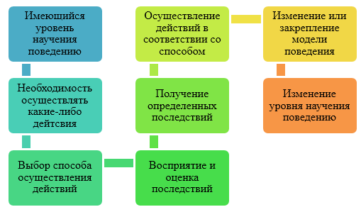 Схема процесса осознанного научения
