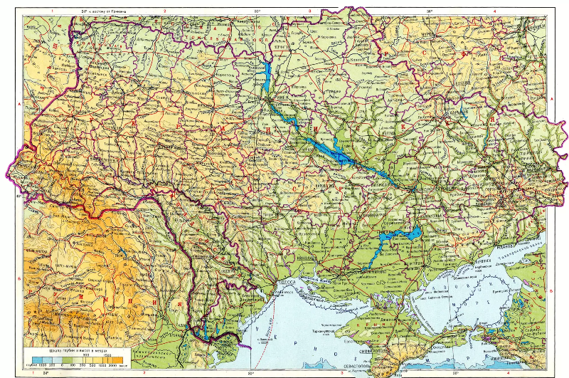 Реферат: Географическая характеристика Украины