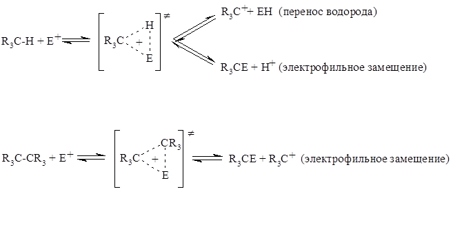 Механизм электрофильных реакций алканов. Автор24 — интернет-биржа студенческих работ