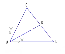 Построенный треугольник. Автор24 — интернет-биржа студенческих работ