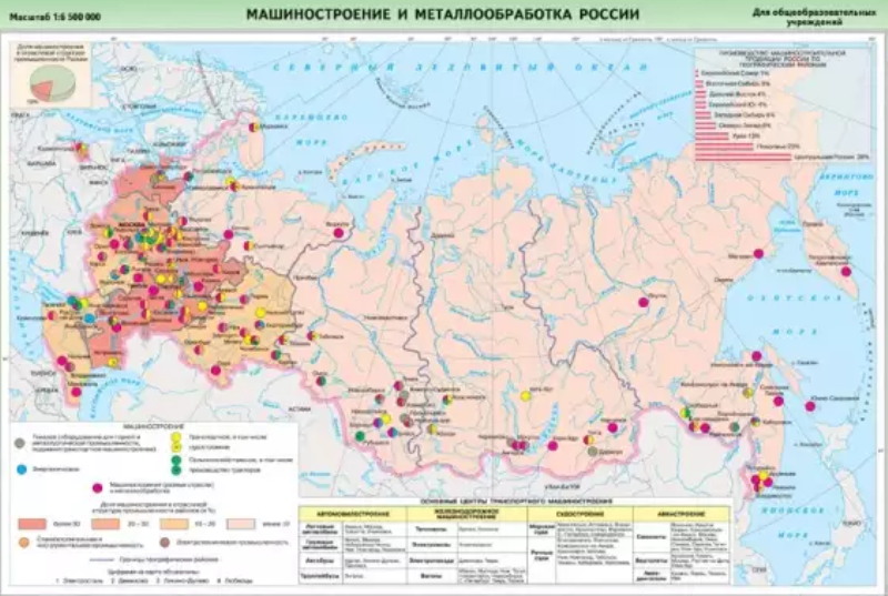 Карта машиностроения и металлообработки России. Автор24 — интернет-биржа заказчиков и авторов