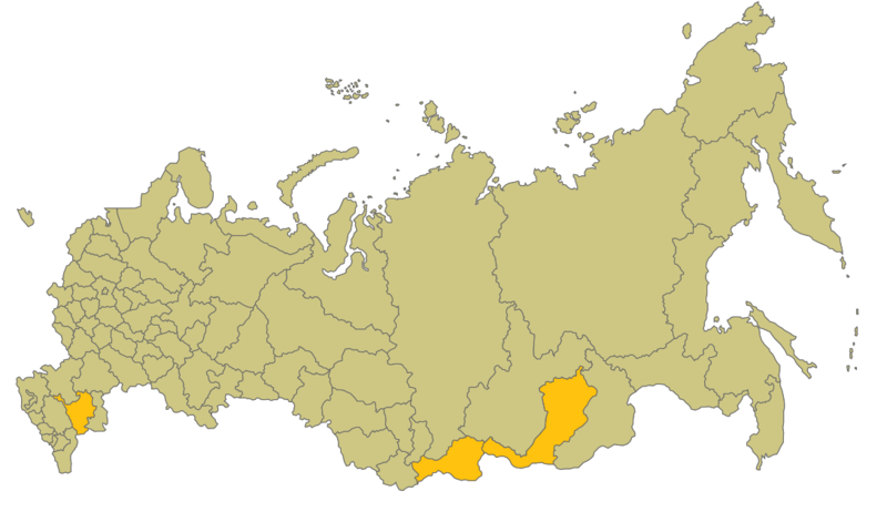 Регионы России с буддийским большинством