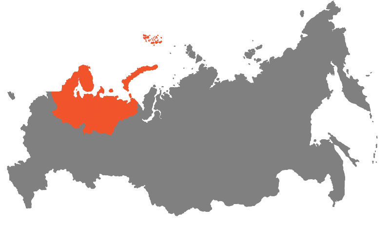 Размещение Северного экономического района России