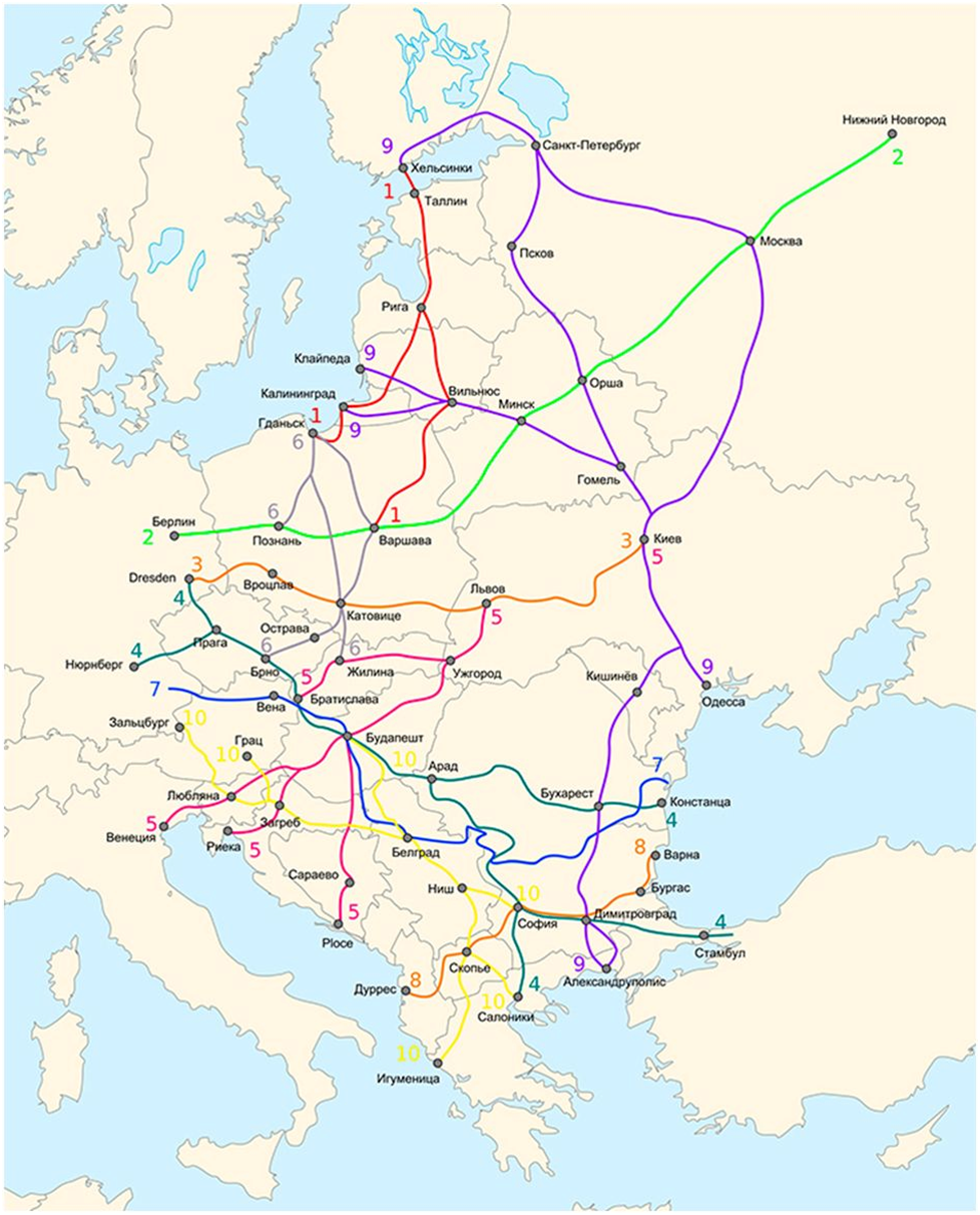 Панъевропейские транспортные коридоры. Автор24 — интернет-биржа студенческих работ